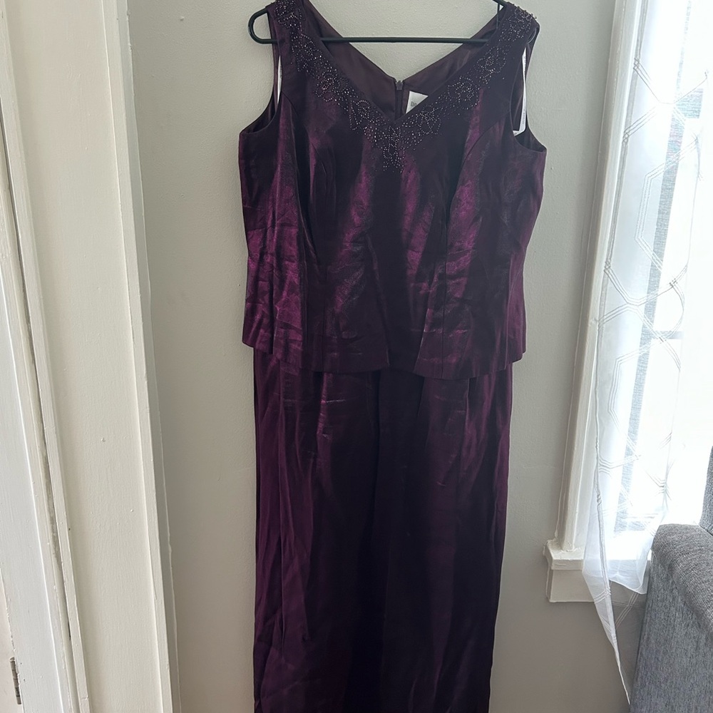 David's Bridal Beaded Dress